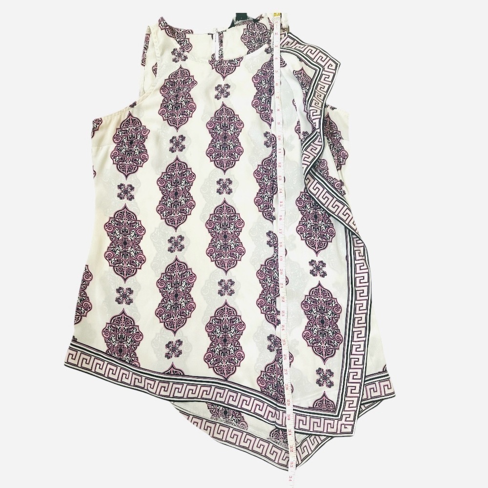 White House Black Market Asymmetrical Tunic Size Medium - Picture 7 of 10
